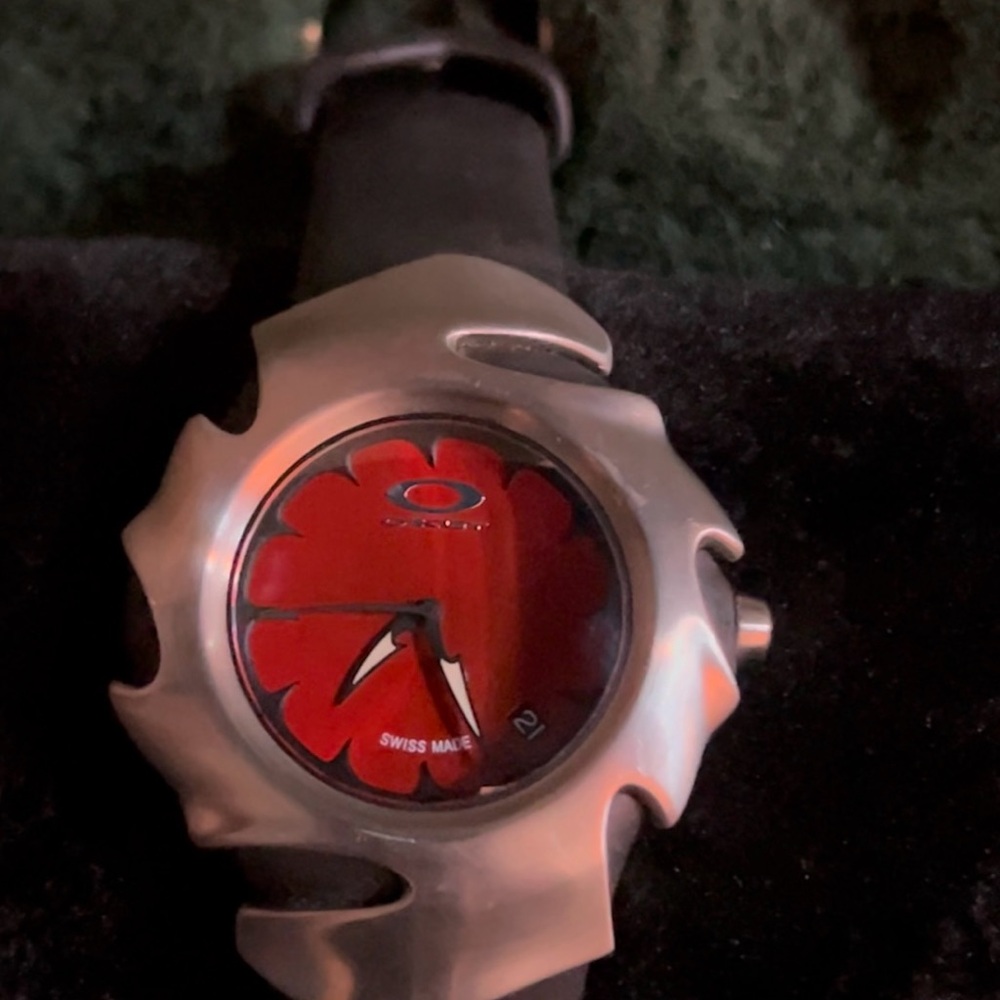 Oakley Blade 2 Red dial 48mm men’s watch